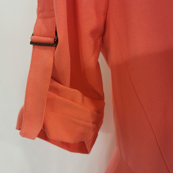 BCBGMaxAzria Anouk Coral Sheath Dress - Sz 6 - Picture 4 of 10